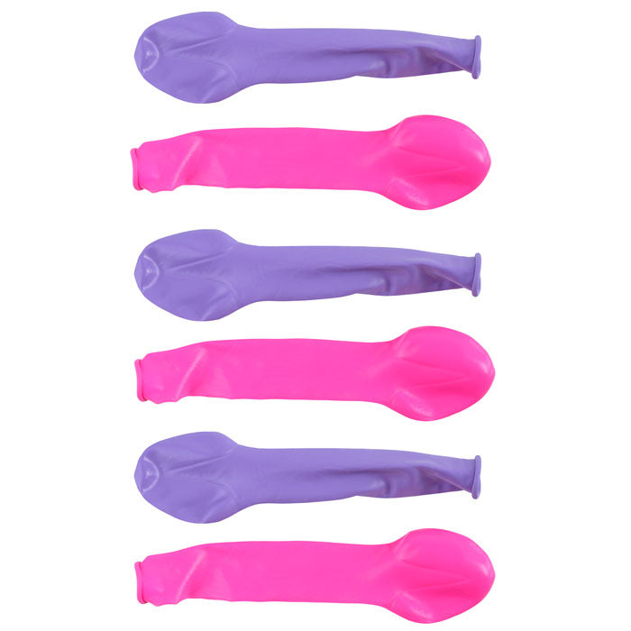 Bachelorette Pecker Shaped Party Balloons