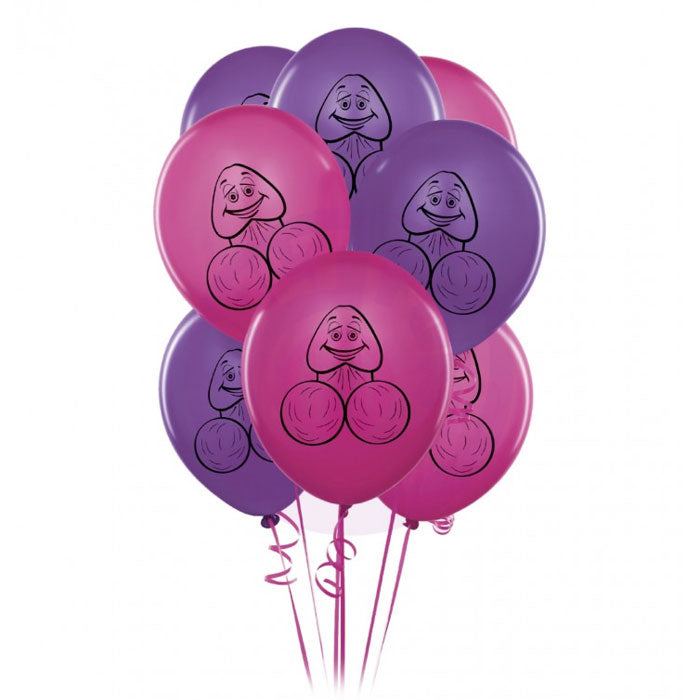 Bachelorette Pecker Printed Party Balloons